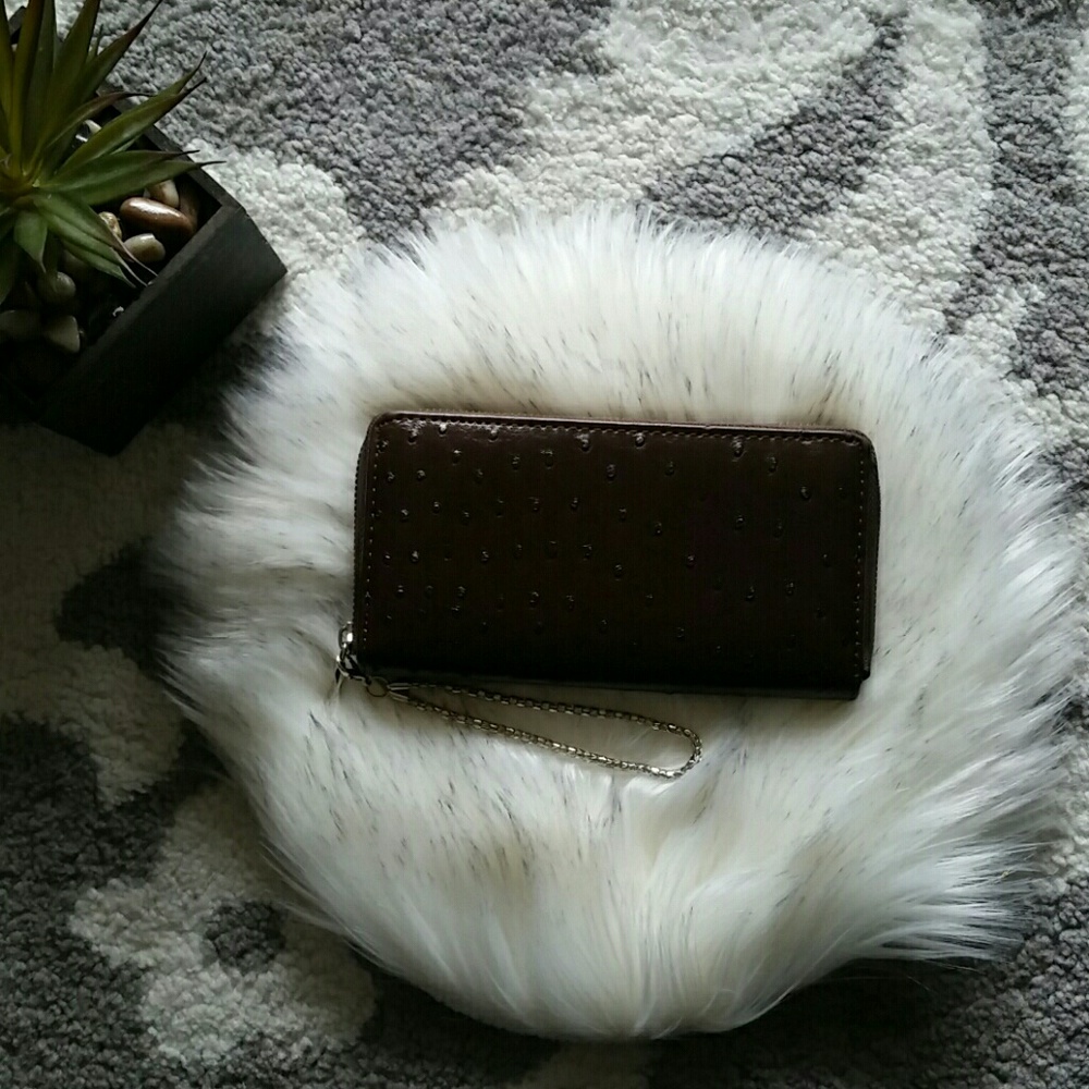 NWOT Faux Alligator Croc Leather Wallet